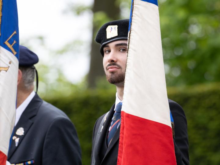 Franse vlag Franse Herdenking